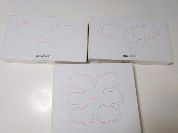 Y【中古】SIXPAD　ボディフィット×2　アブズフィト×1　セット パッド付S