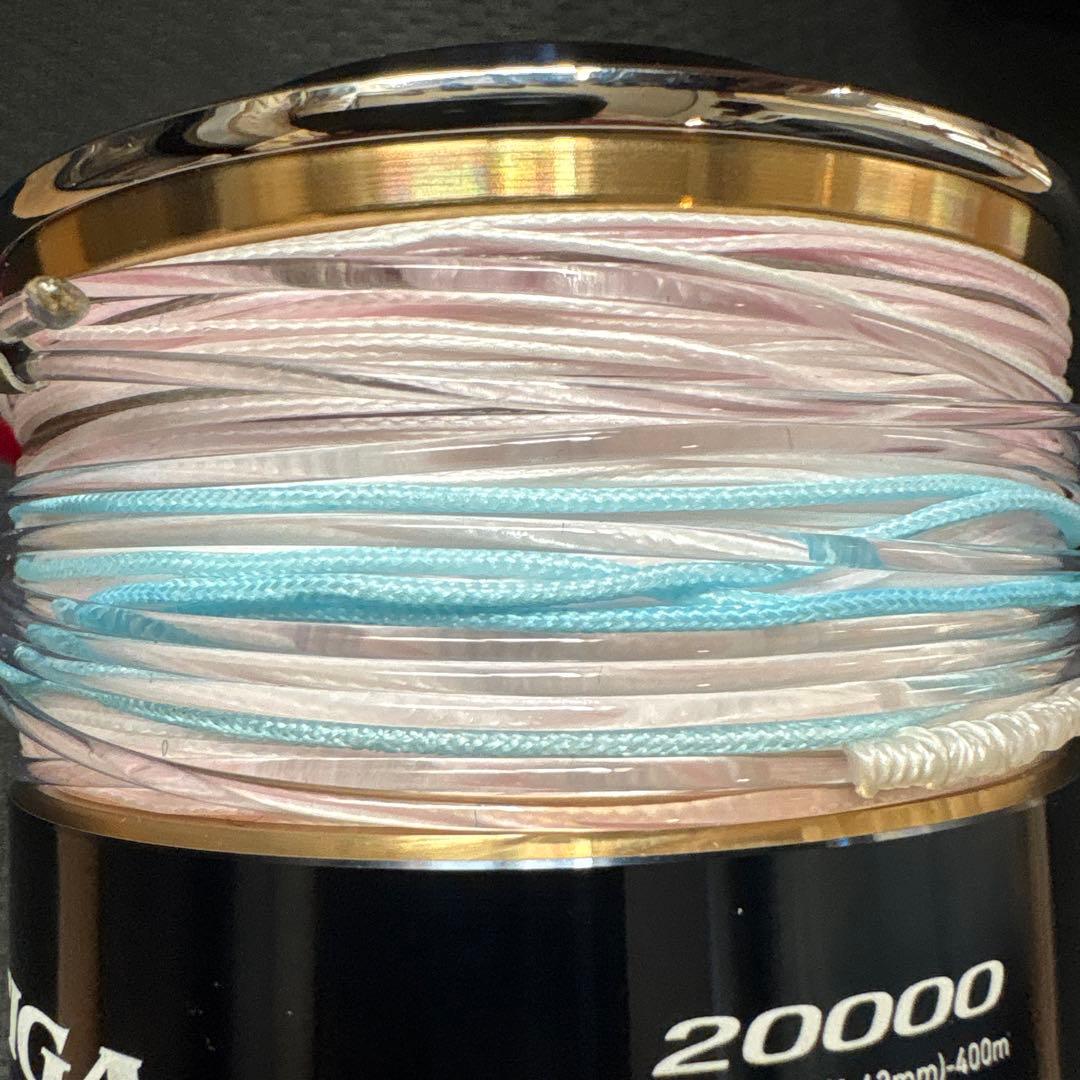 未使用 ダイワ 20ソルティガ 20000H スプール バリバスライン込