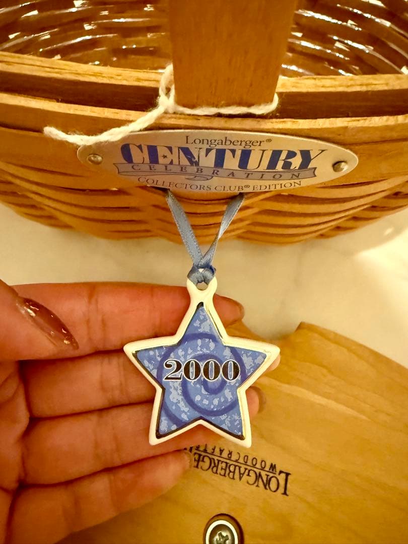 Longaberger 2000セレブレション カゴ美品
