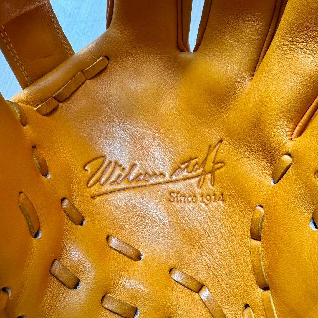 ※訳あり【新品未使用】Wilson Staff硬式グローブ 内野手用