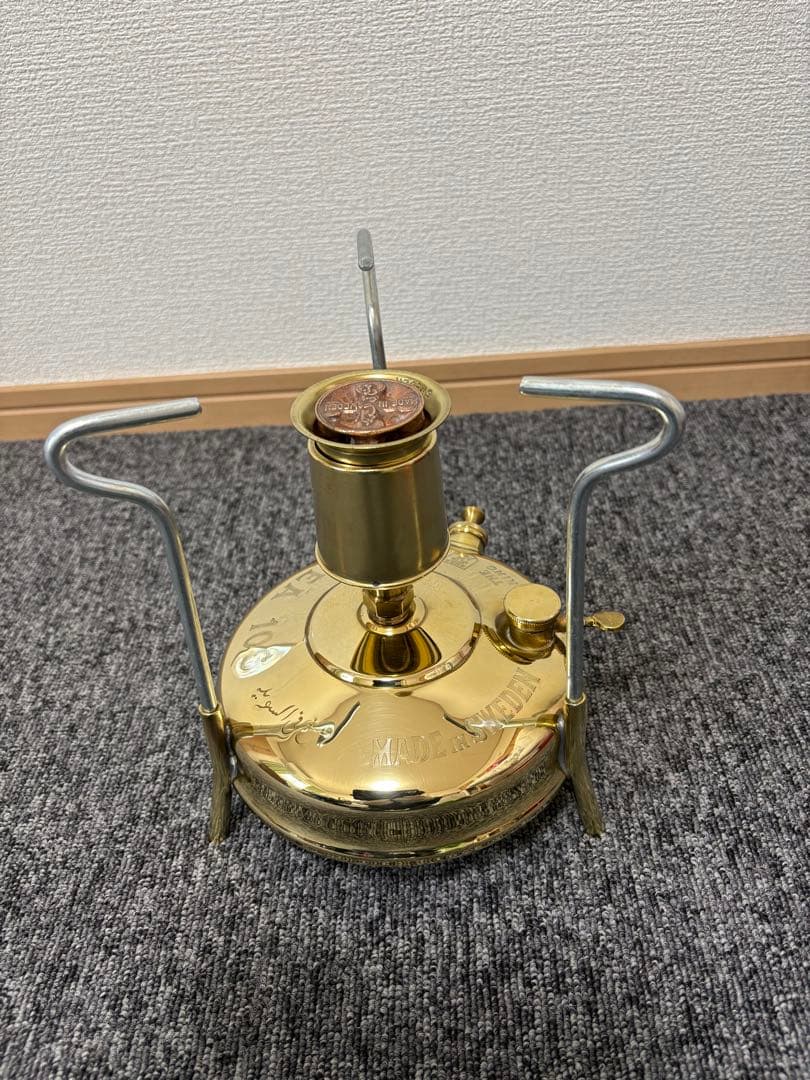 ⭐️【極美品・磨き上げ済】SVEA No.106 真鍮製ケロシンストーブ 完備品