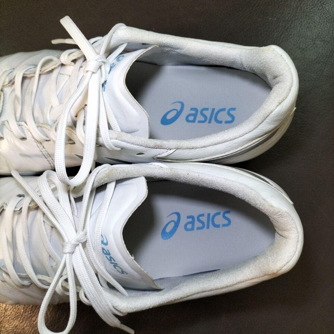 25cm【asics】DSライト ワイド　サッカースパイク カンガルー表革仕様