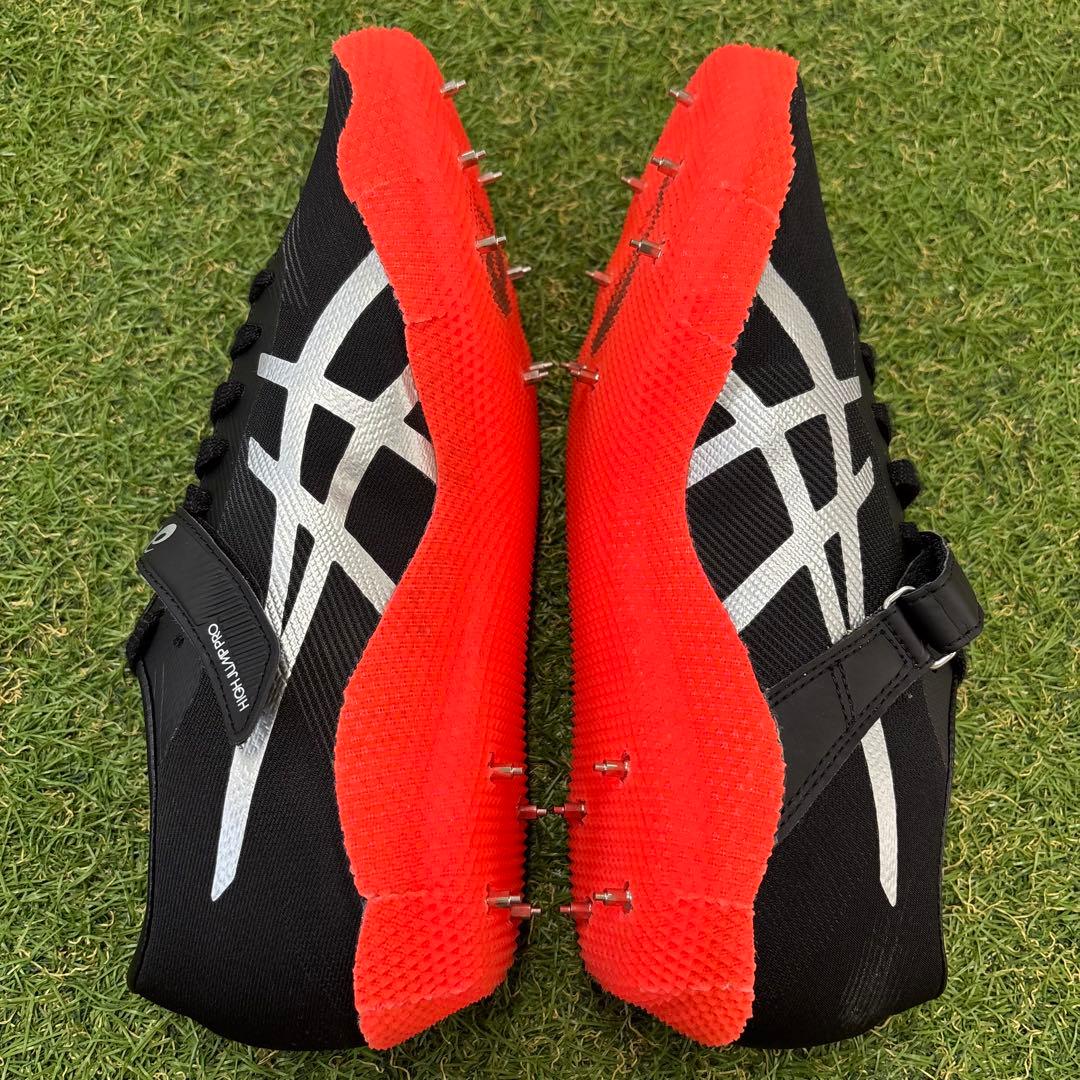【即日発送 美品】asics ハイジャンププロ３(R)右足踏切 27cm 走高跳