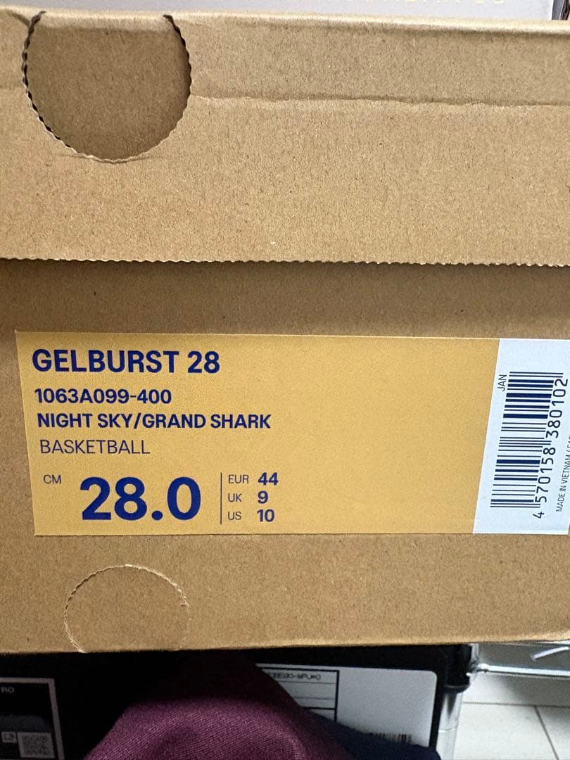 シューズ(男性用) ASICS GELBURST28