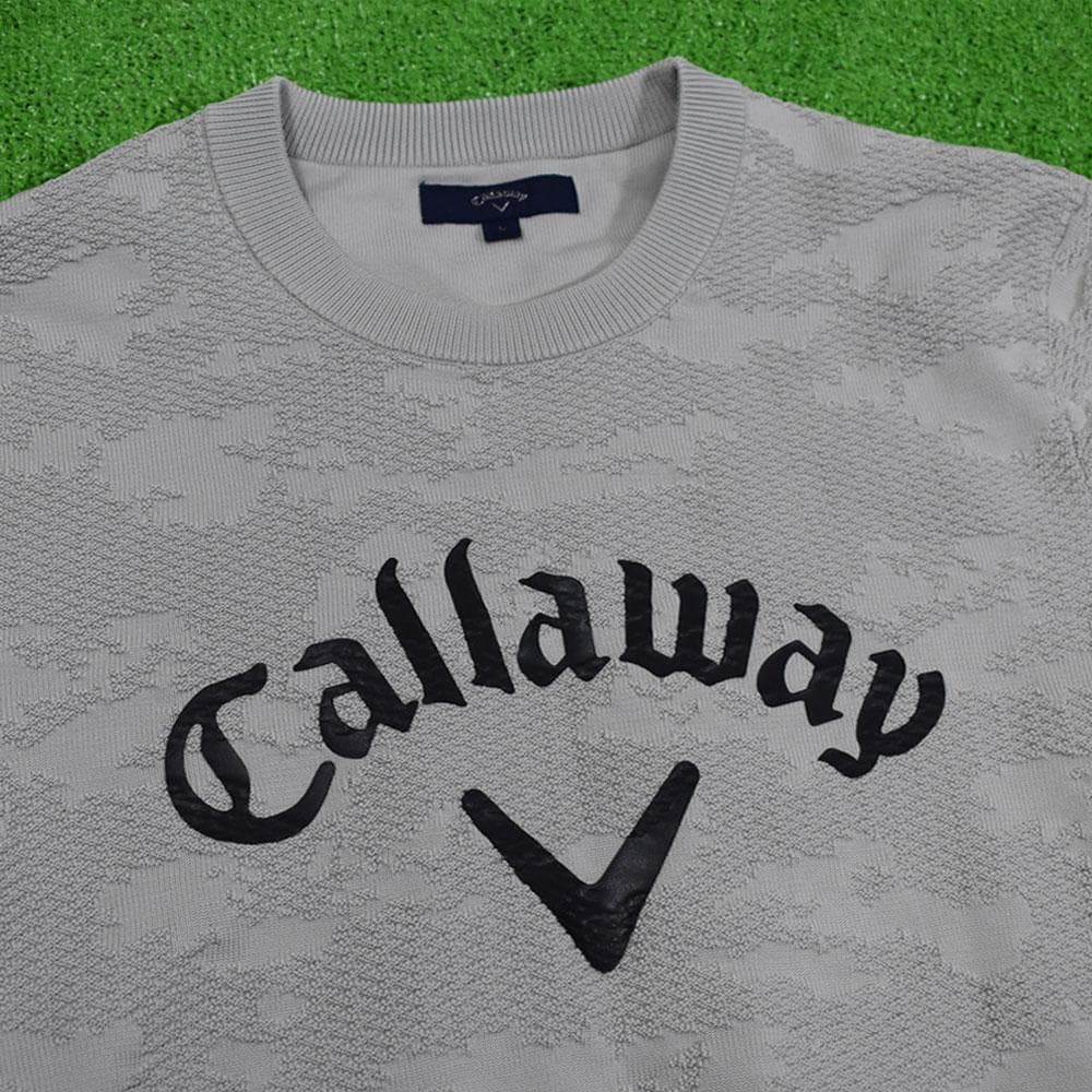 Callaway/キャロウェイ ゴルフ クルーセーター【グレー/L】超美品！