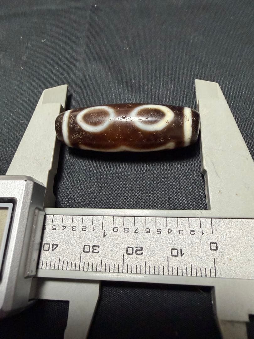 秘蔵天珠‼️西蔵老礦古代伝承佛三眼天珠