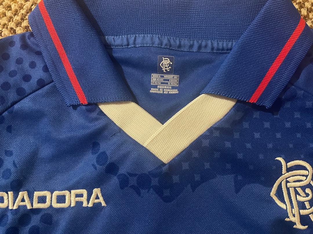 ハ*ン様 Rangers FC DIADORA サッカーシャツ 長袖 サイズL