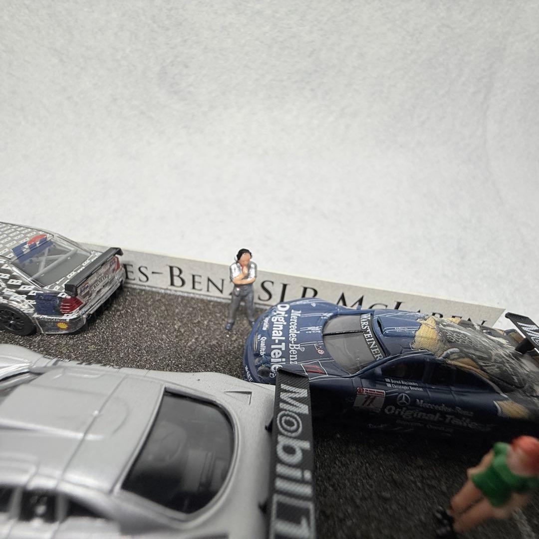 【極上の臨場感】1/87 HO サーキット カーレース ジオラマ メルセデス