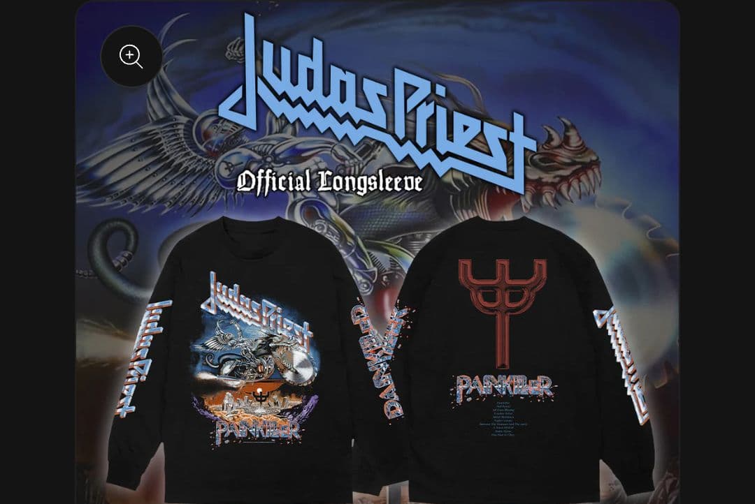 Judas Priest PAINKILLER 長袖・ロングスリーブＴシャツ