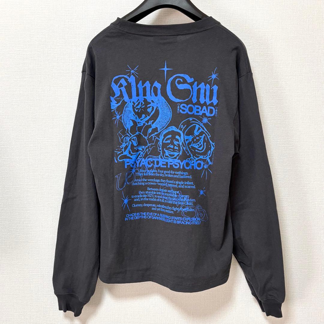 kingGnu CEN+RAL SOBAD ブラック ロング tee サイズS