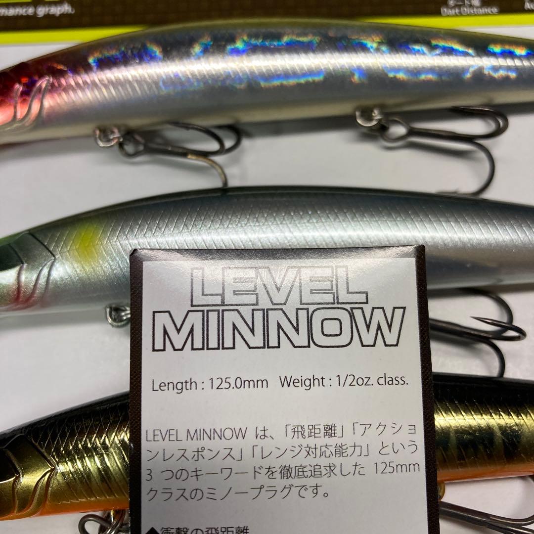 【新品】レイドジャパン　レベルミノー　4個