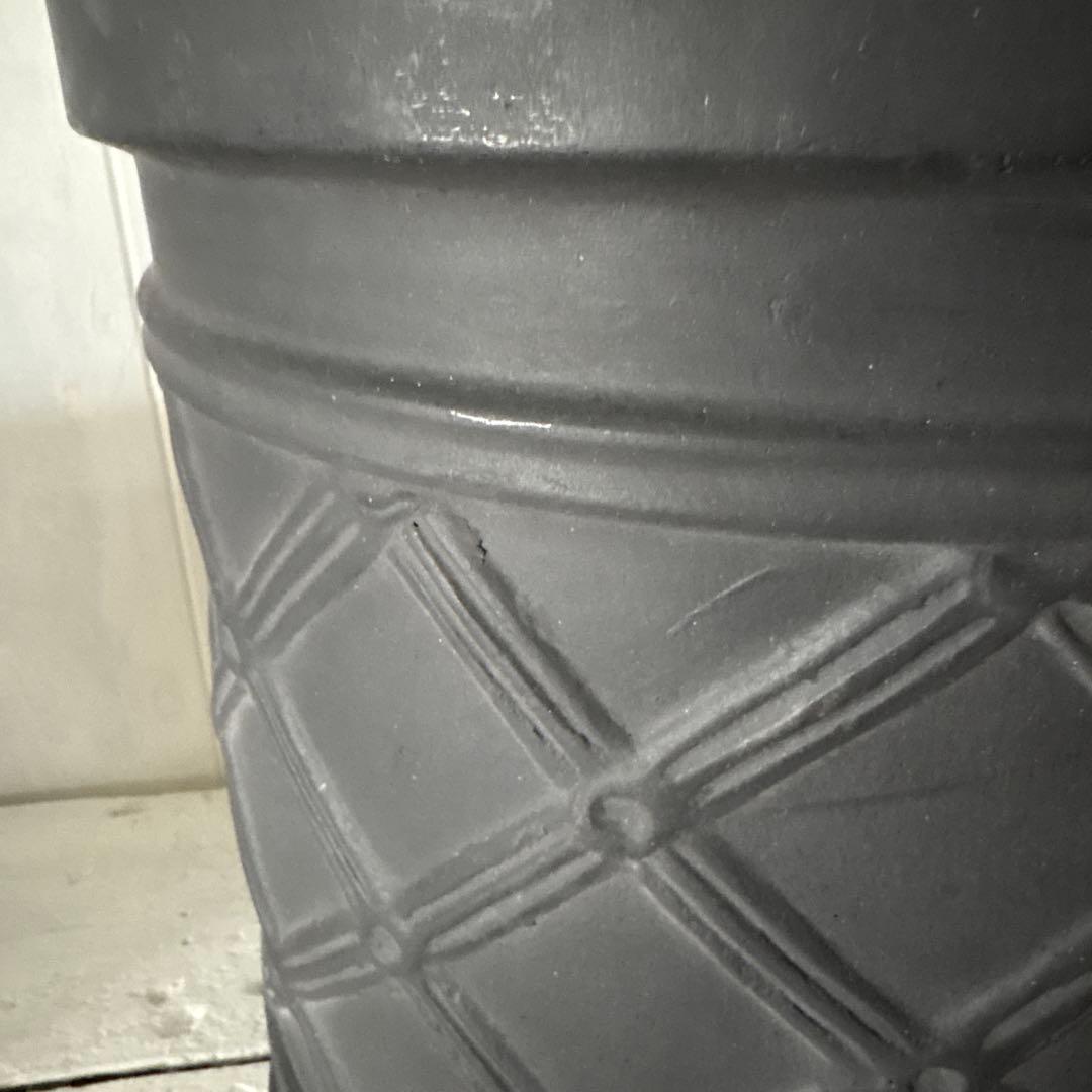 ストーンプランター　陶器製　大型鉢　鉢カバー　アンティーク風　クラシカル
