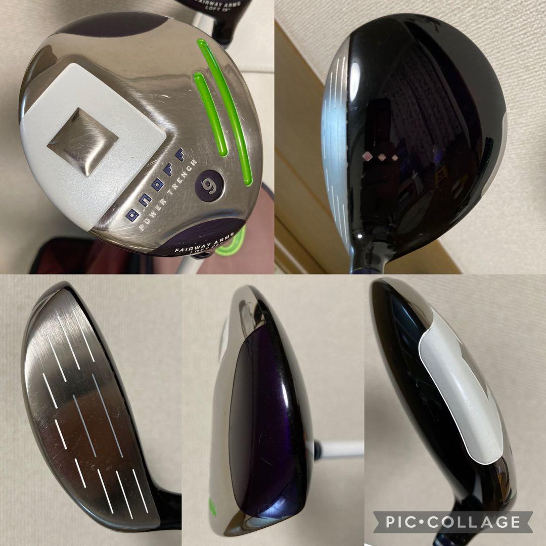 豪華 レディース ONOFF オノフ ゴルフクラブ 9本 セット キャディバッグ