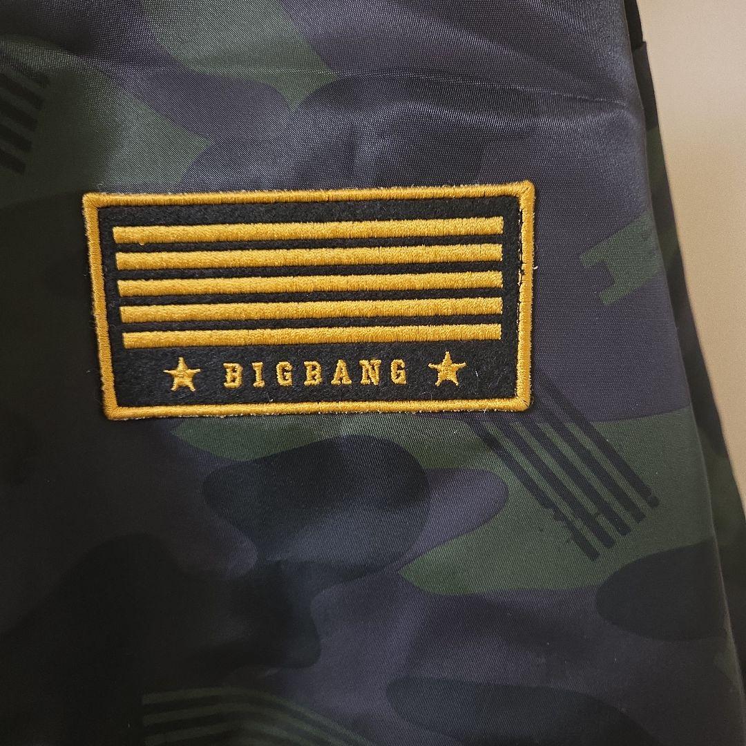 極美品 BIGBANG 公式グッズ リバーシブル ブルゾン MA-1 迷彩　L