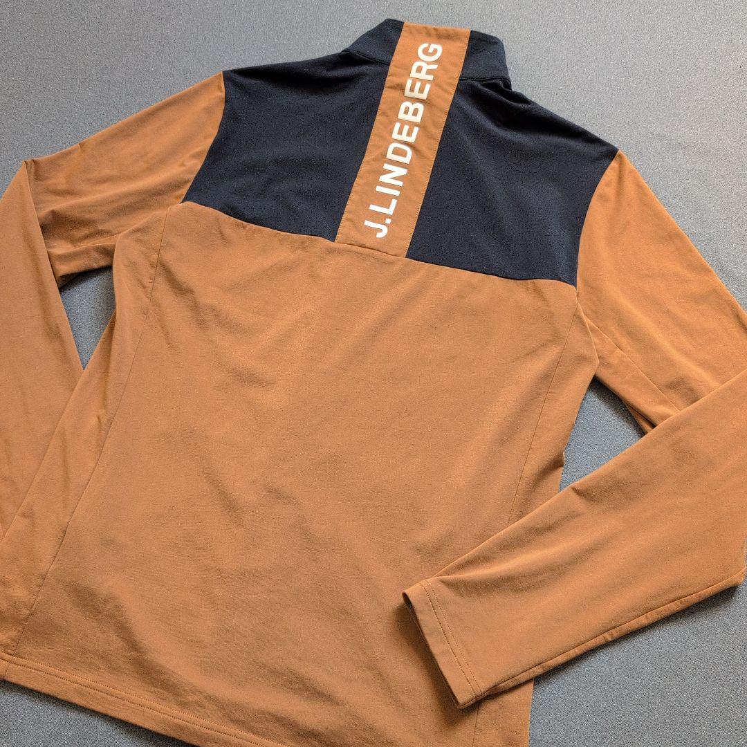 【極美品】ジェイリンドバーグゴルフ　ストレッチフルジップモックネック長袖　M