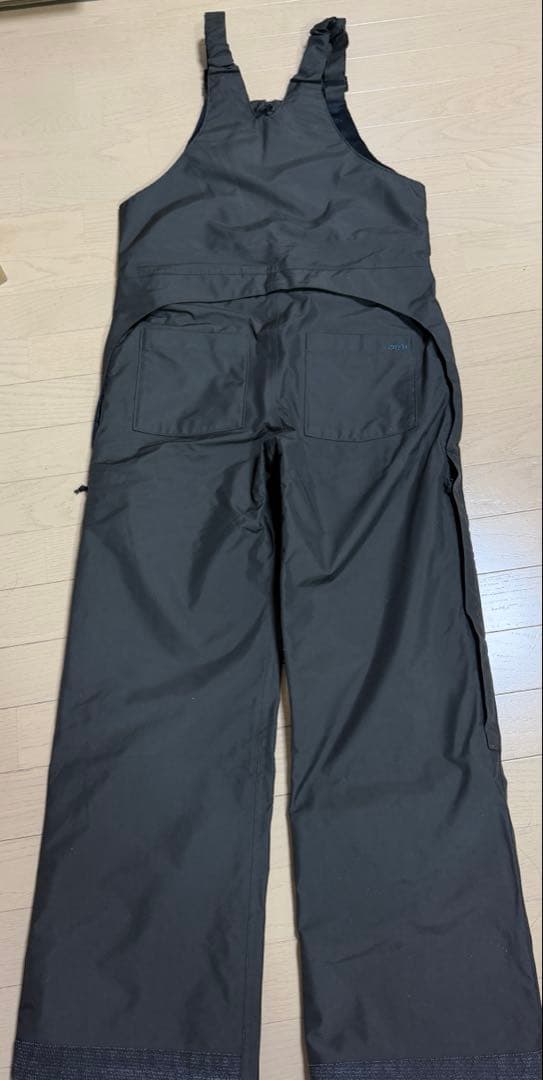 グリーンクロージング　ビブパンツ　Sサイズ　オリーブ　greenclothing