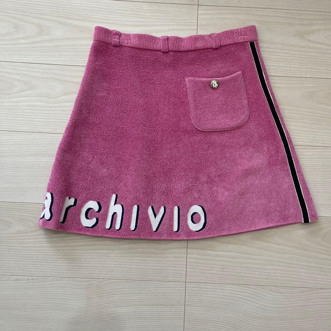 archivio ピンク スカート 38 サイズM