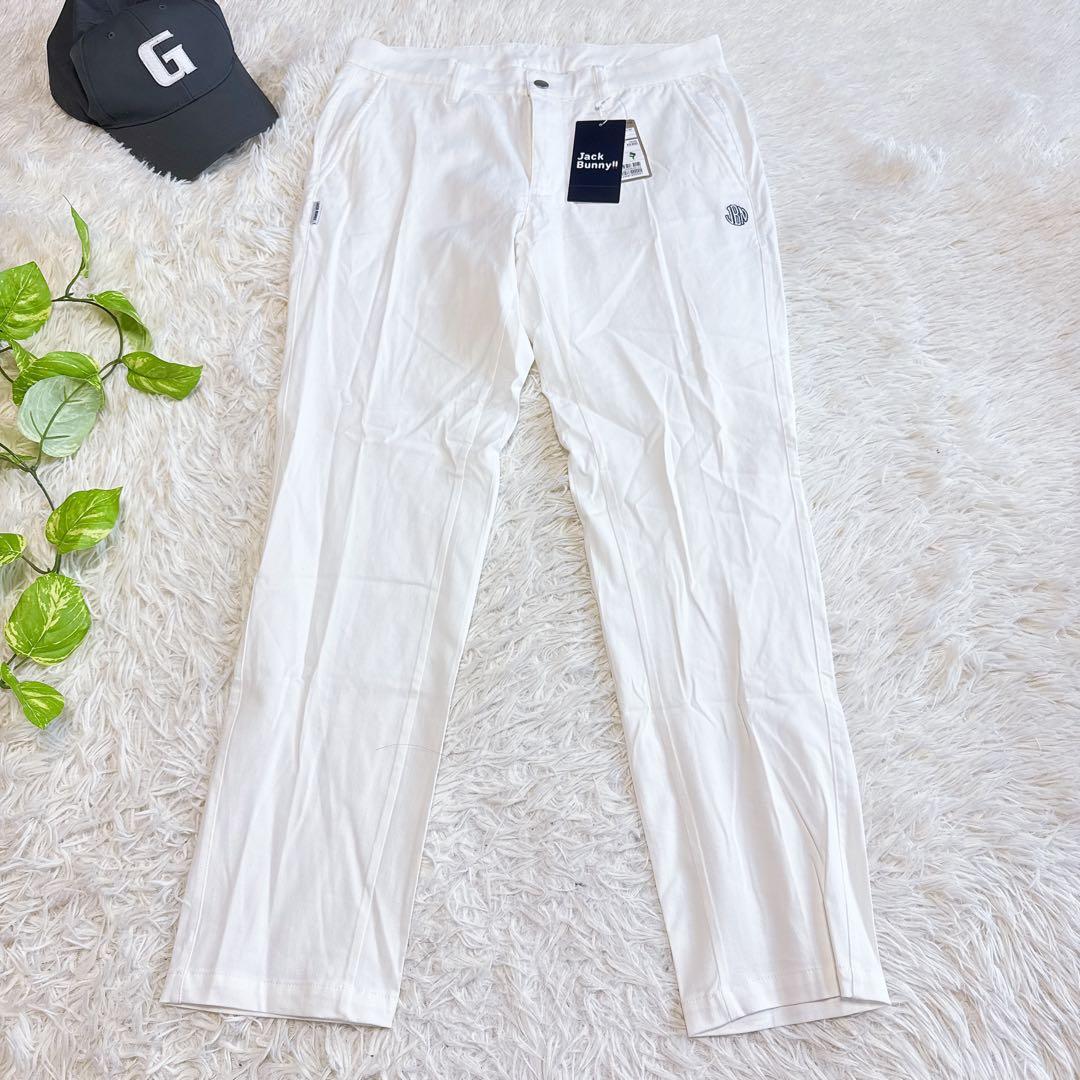 【ジャックバニー】新品タグ付 ストレッチパンツ ホワイト 5サイズ メンズ