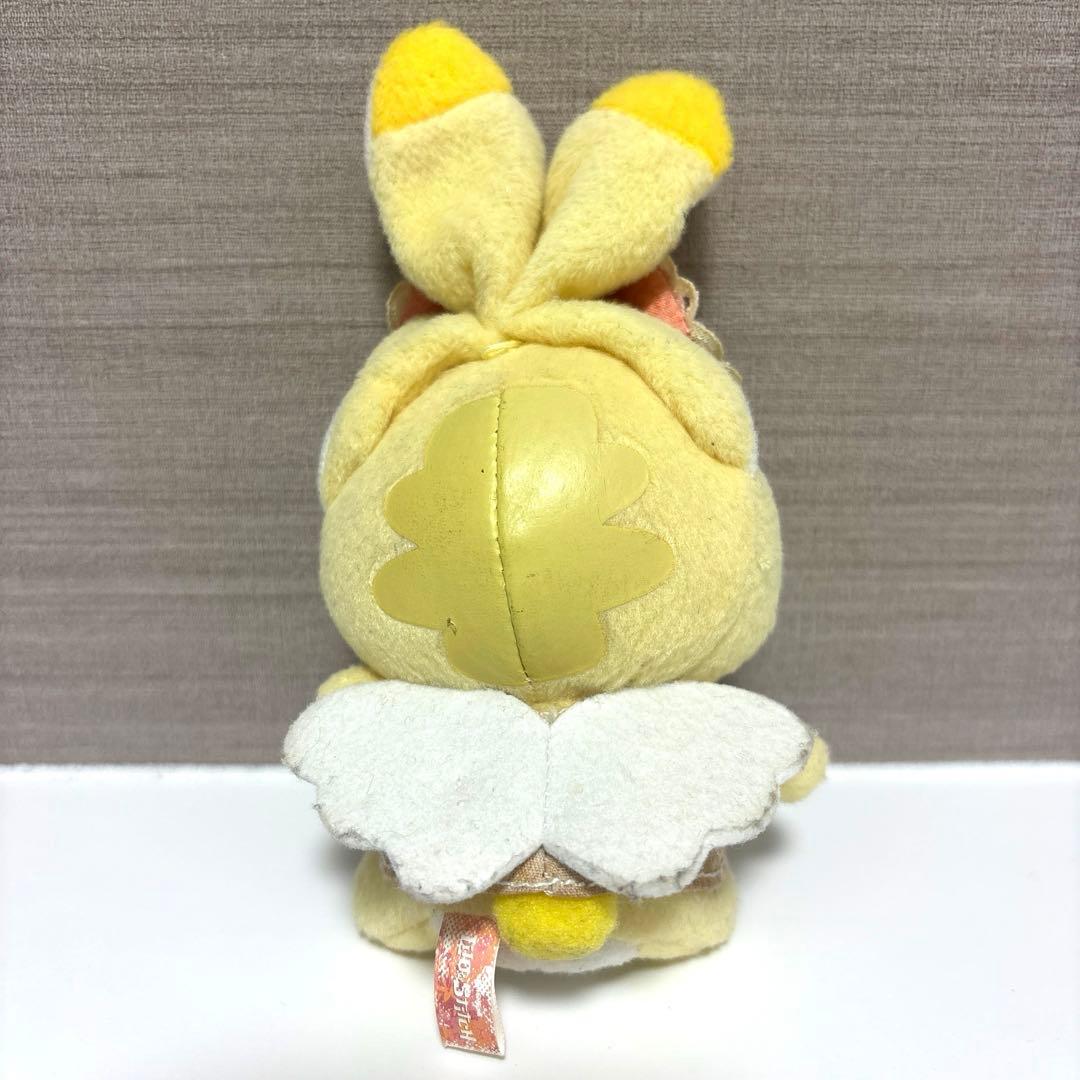 リロ＆スティッチ スティッチ うさぎ ぬいぐるみ マスコット イエロー