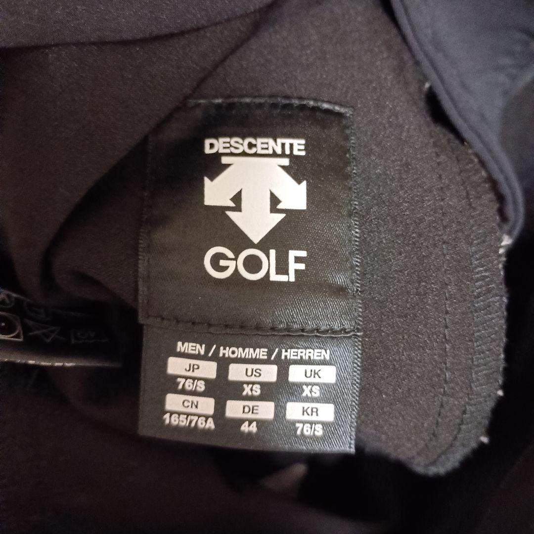 DESCENTE GOLF スリムフィット 黒パンツ