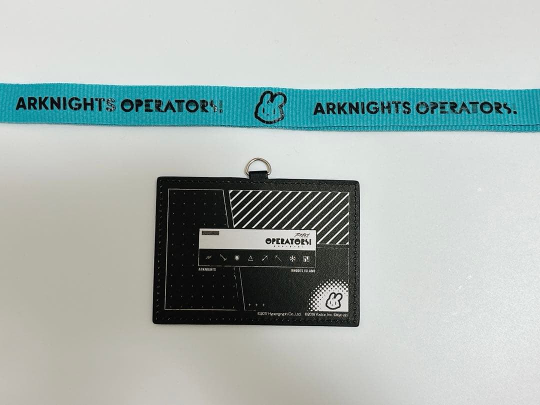 アークナイツ　ロドス社員仕様IDカードホルダー＆ストラップ　缶ケース　セット