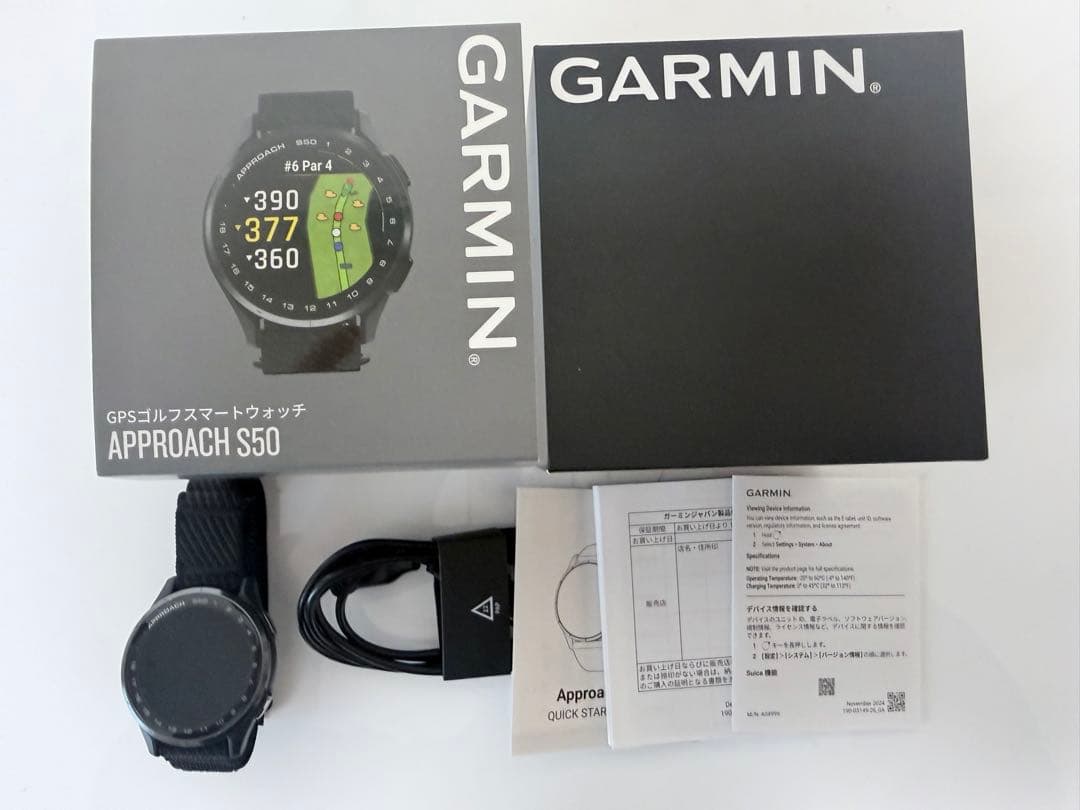GARMIN APPROACH S50 GPSゴルフスマートウォッチ ガーミン