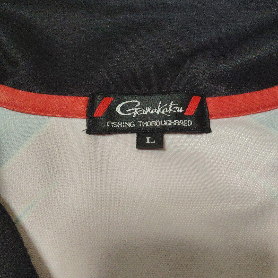 がまかつ　Gamakatsu ハーフジップ長袖　ドライシャツ　Lサイズ　美品
