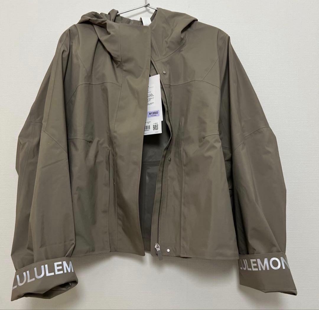 Lululemon ウィンドブレーカー カーキ　サイズ10