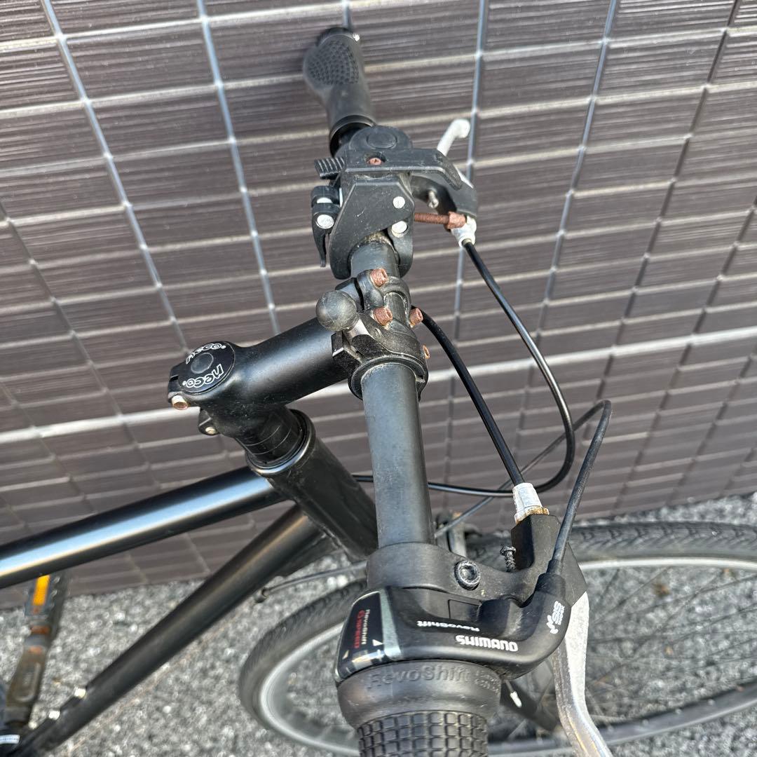クロスバイク シマノ6段変速 700×28c シティサイクル 自転車　おまけ付き