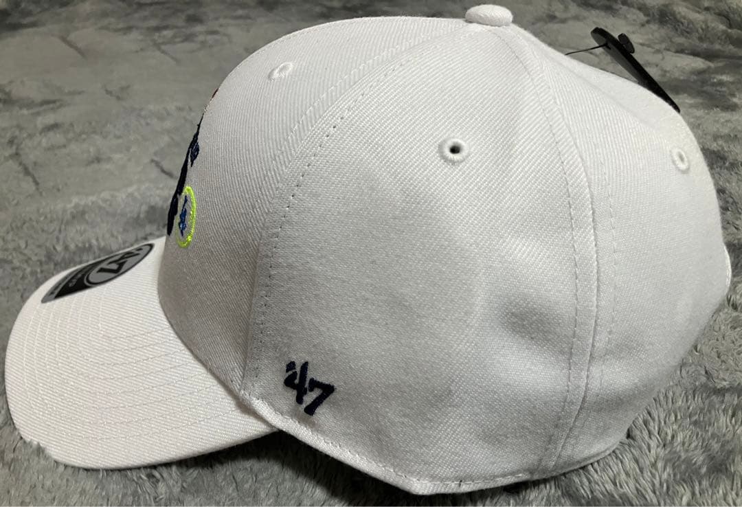 【限定】MLB東京シリーズ　ドジャース　カブスロコ入りキャップ　ホワイト