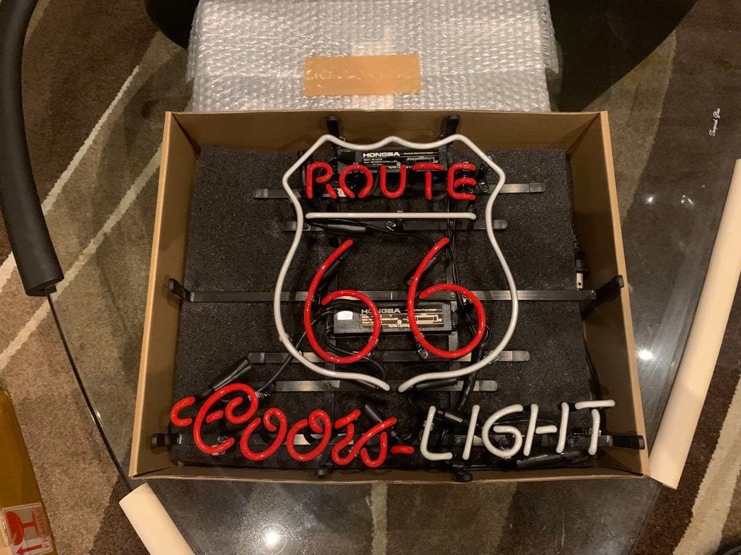 ルート66 カスタムネオサイン　未使用 ROUTE66 引き渡し済み商品