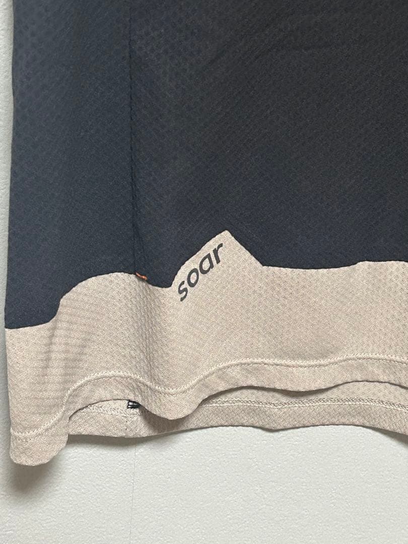 【極美品】Soar Running メッシュパネル ジャージー Tシャツ M 黒
