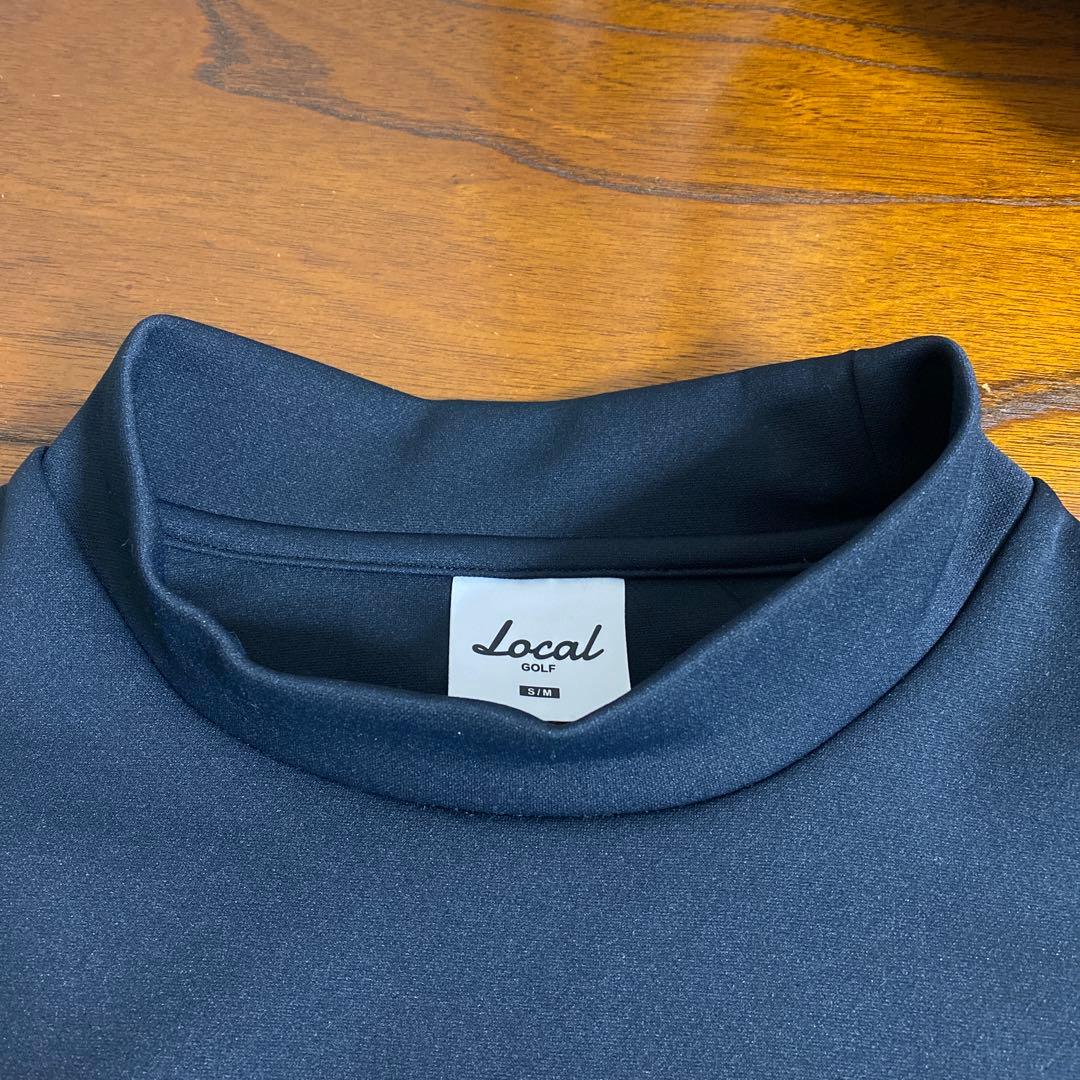 Local GOLF × RUFFLOG ローカルゴルフモックネック ブラックM
