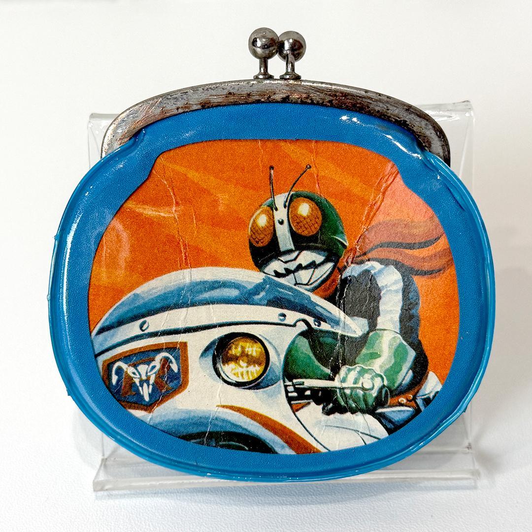 【超貴重】 当時物 仮面ライダー がま口 財布 昭和レトロ ヴィンテージ