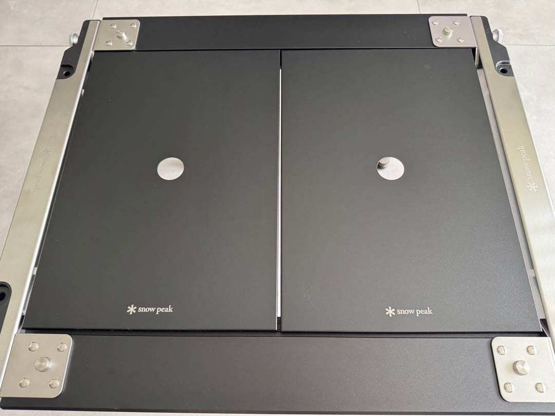 スノーピーク　ステンレストレー1ユニット限定ブラック×2