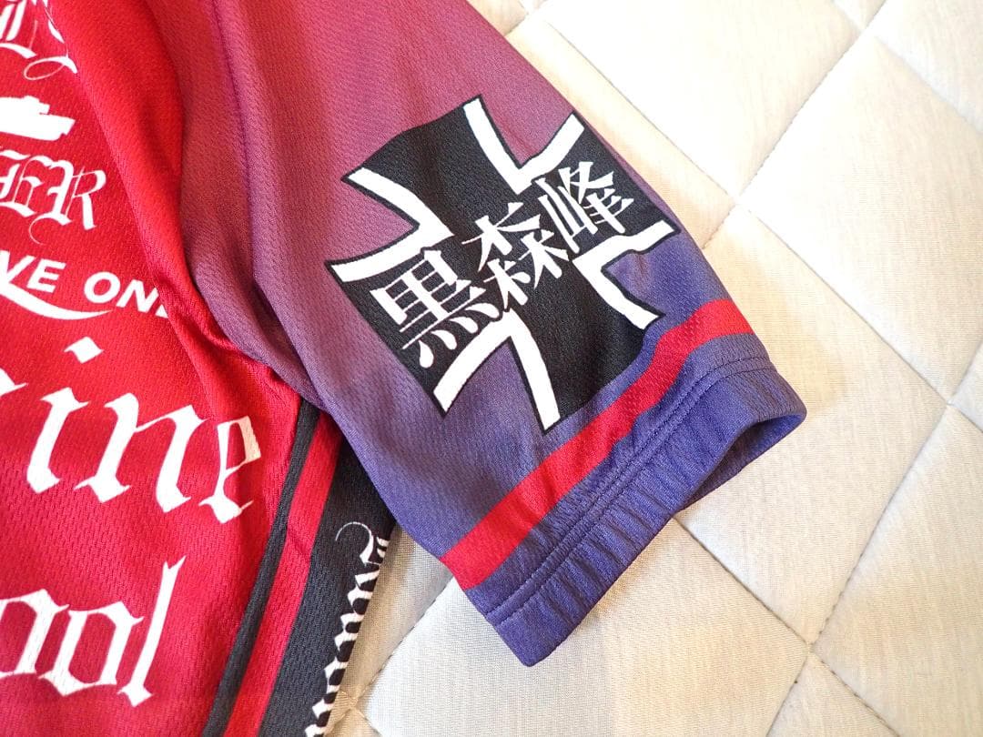 ガールズ&パンツァー サイクルジャージ 黒森峰 size：L