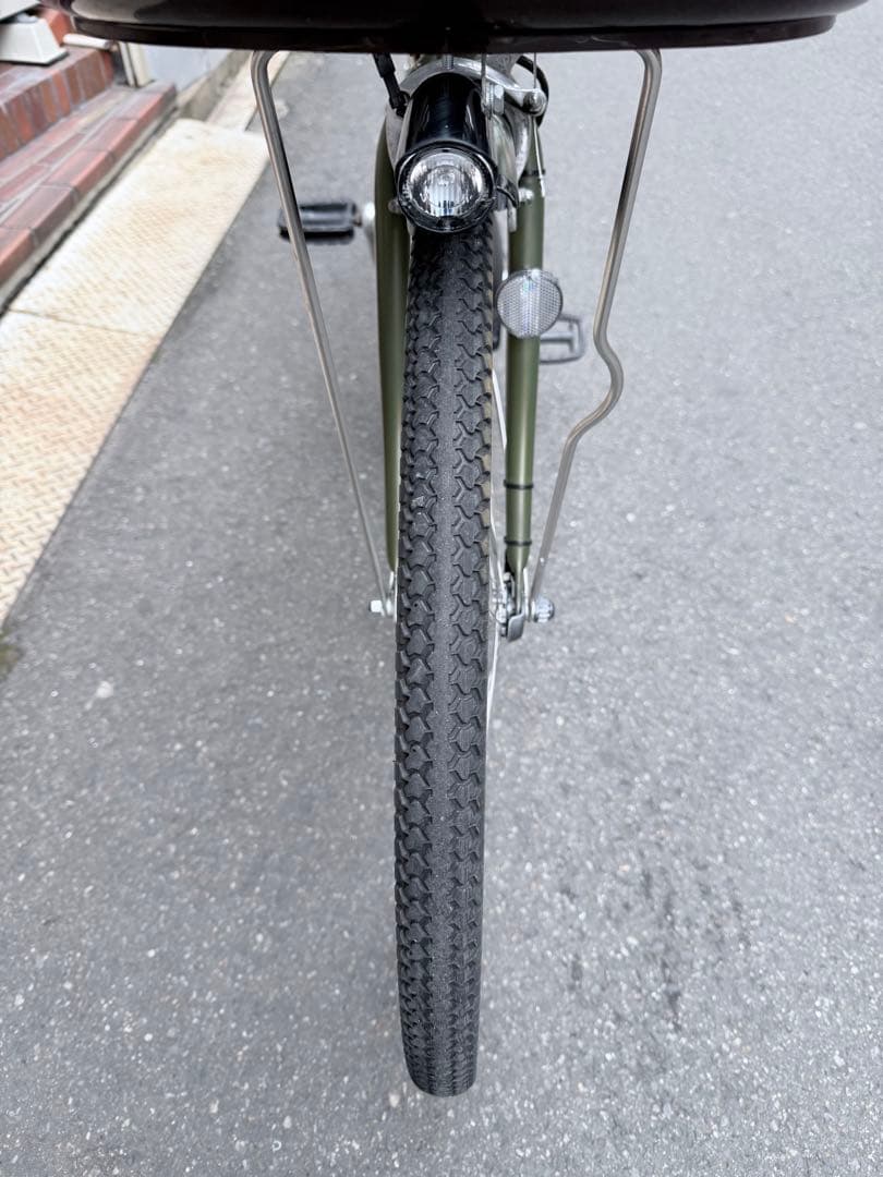 大阪府　ヤマハ　電動アシスト自転車 オリーブグリーン