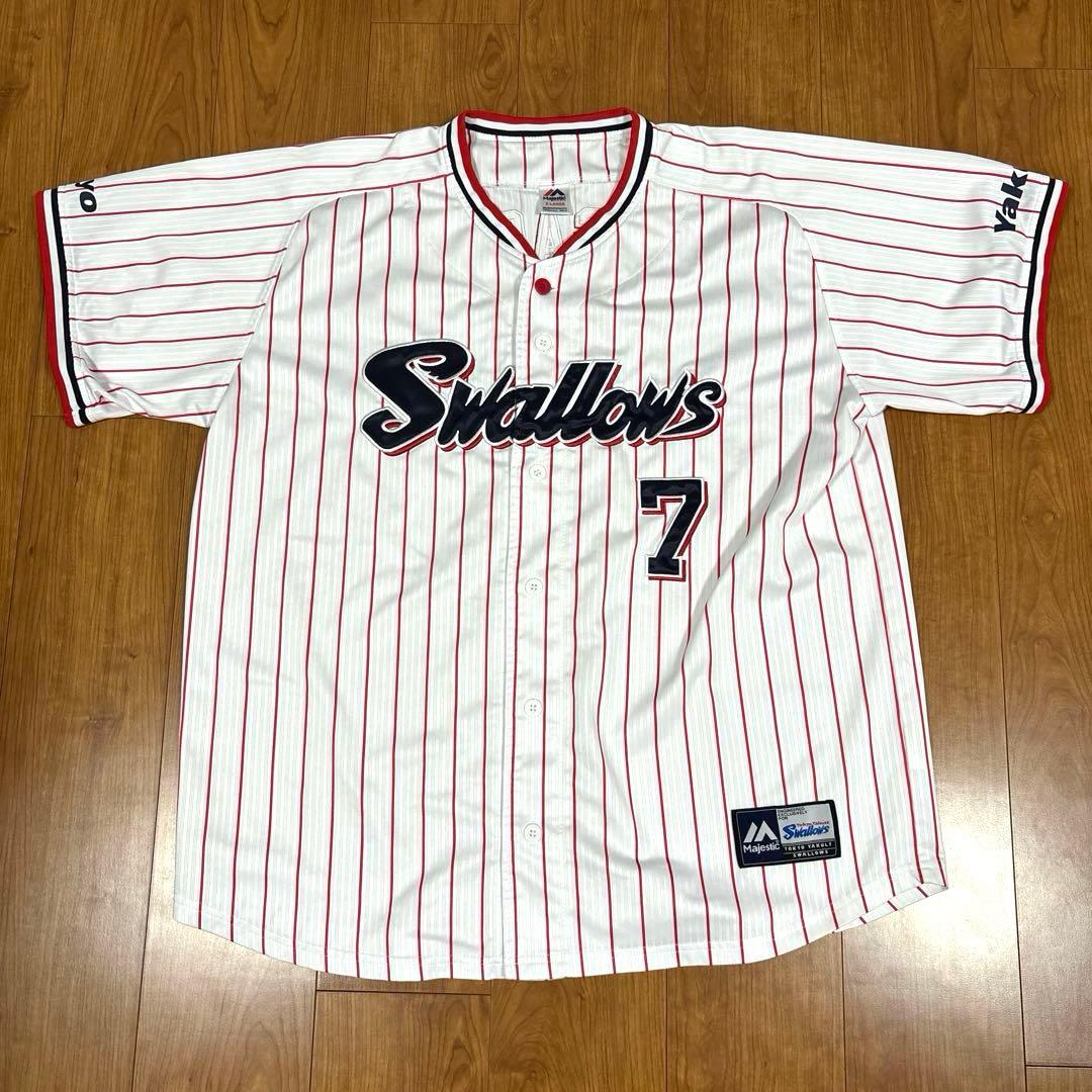 長岡秀樹　東京ヤクルトスワローズ　公式レプリカユニフォーム　XLサイズ