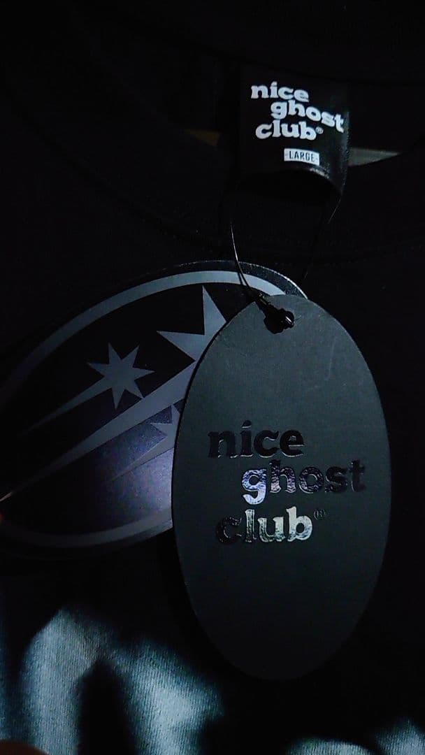 宮脇咲良着用 NICE GHOST CLUB スクリーム Tシャツ 黒