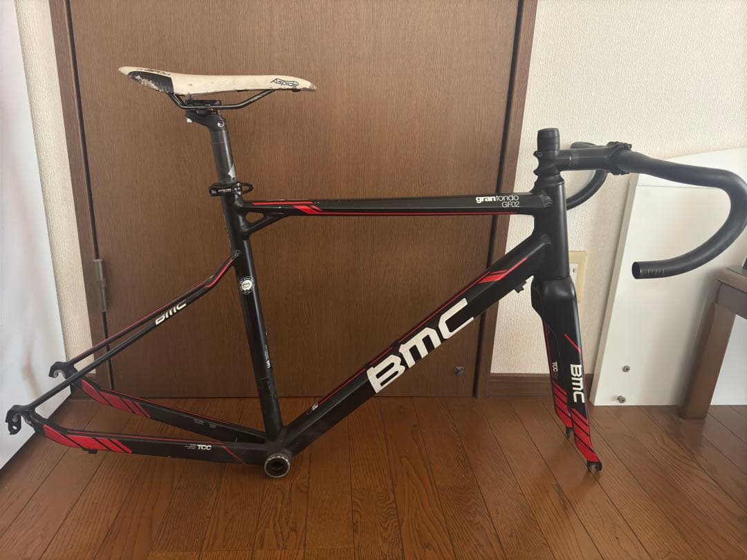 BMC GF02 ロードバイクフレーム 54cm ブラック/レッド