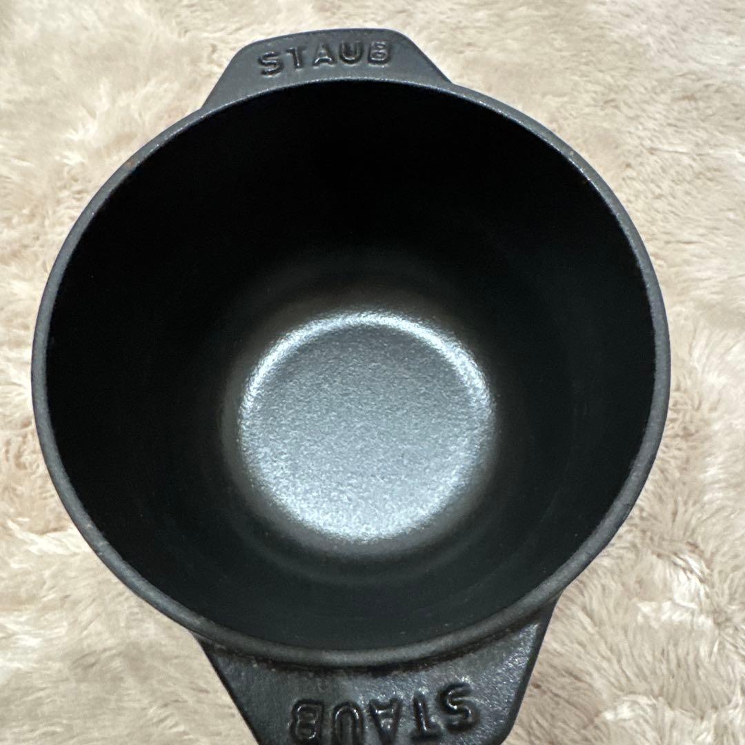 STAUB 鋳鉄製 ブラック ココット　デ　 ゴハン12㎝