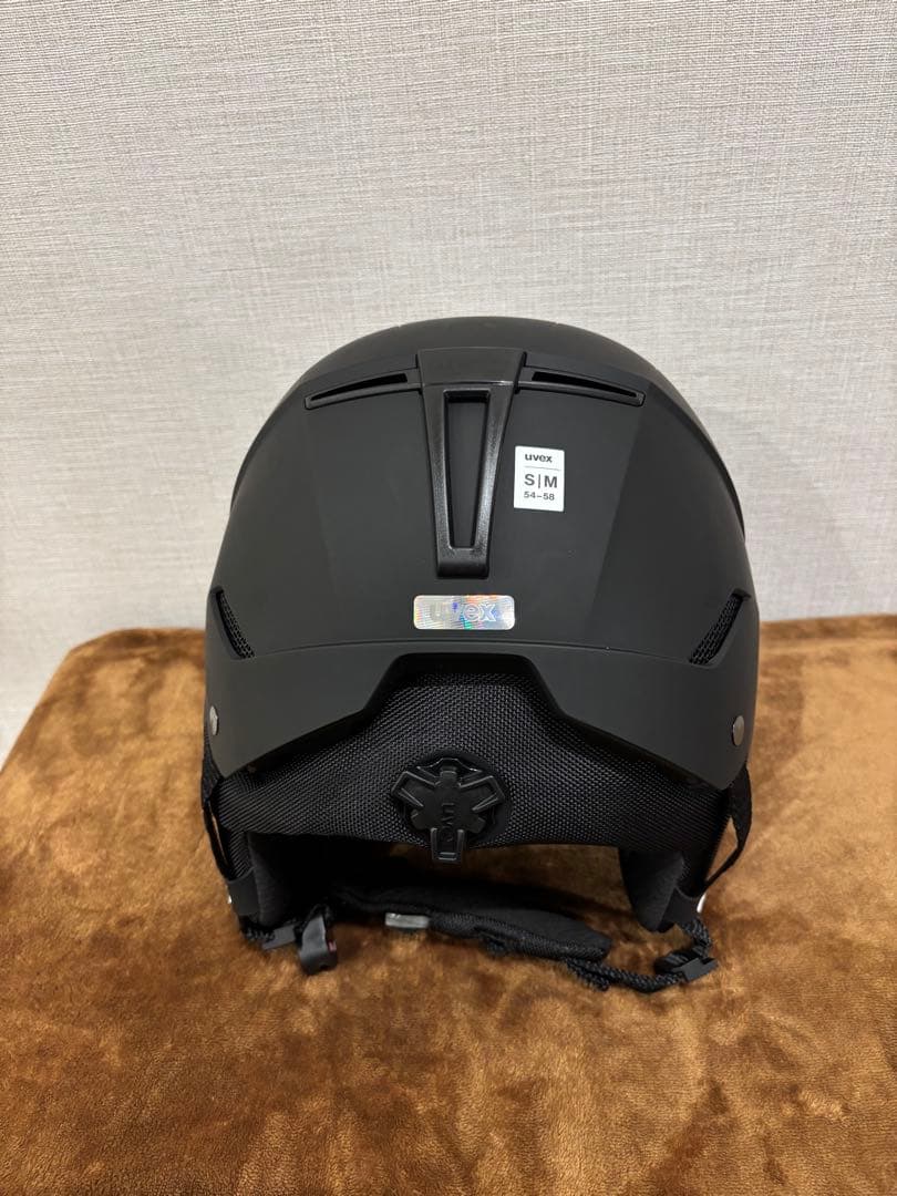 UVEX STANCE 黒 ヘルメット(スノボ・スキー用) S-M(54-58)