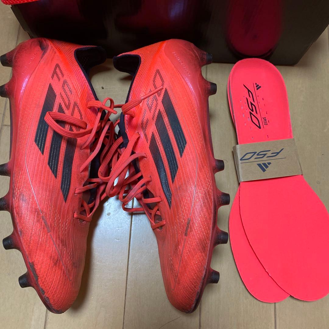 adidas F50 レッド シューズ agソール