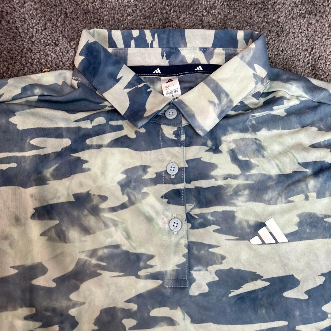 adidas ゴルフウエア　トップスandスカート迷彩柄