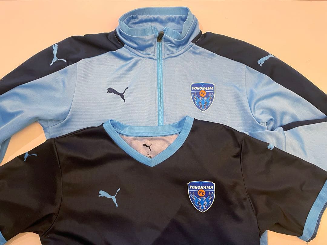 横浜FC サッカースクール PUMA トレーニングウェア 3点セット160