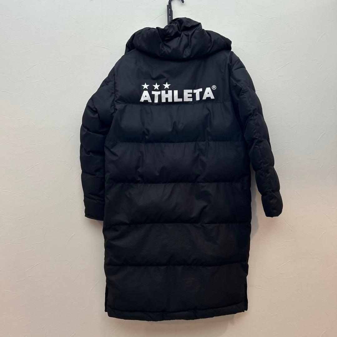 ATHLETA ブラック ベンチコート 160