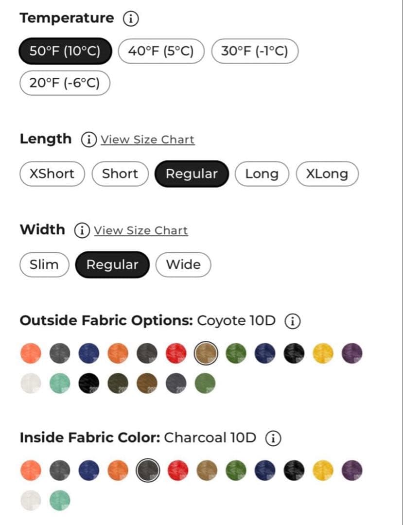 ENLIGHTENED EQUIPMENT / Revelation 50°F