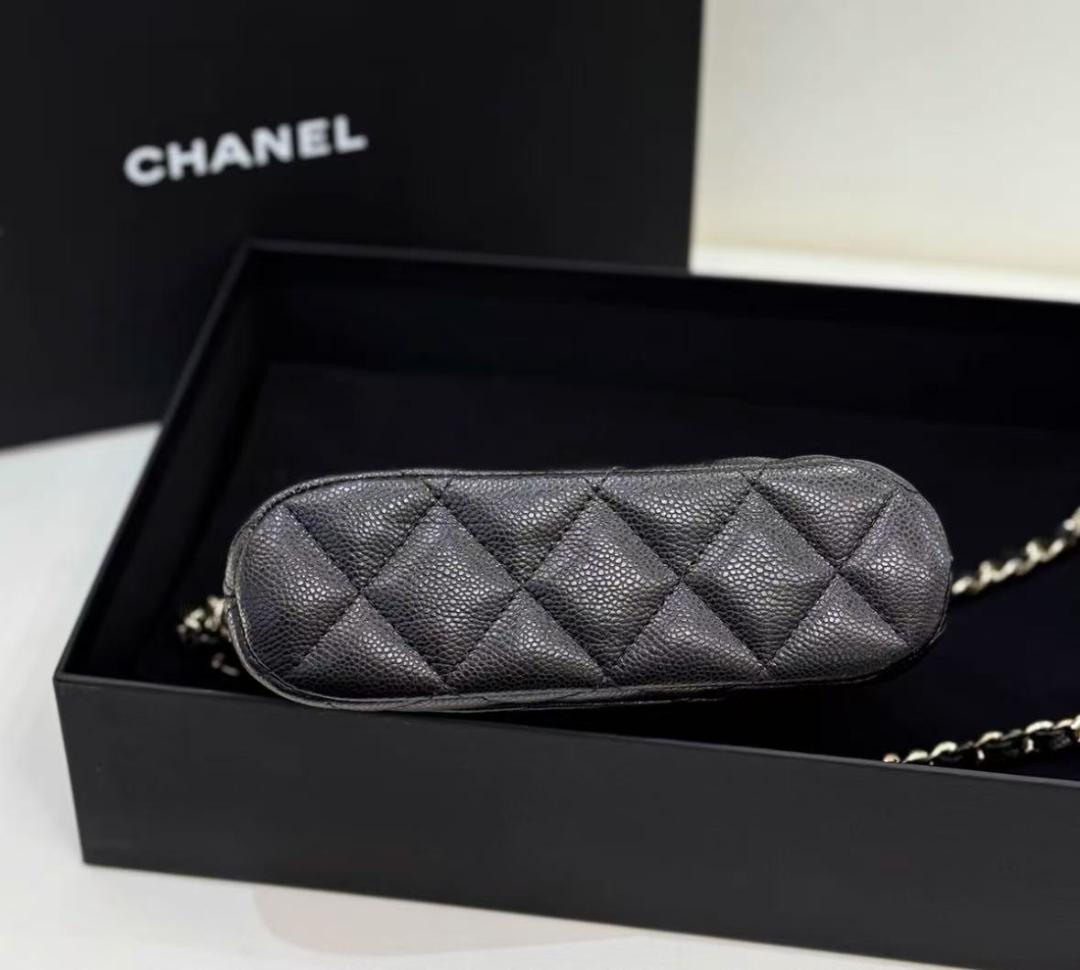 VIP顧客 【非壳品】ブラックレザー ショルダーバッグ