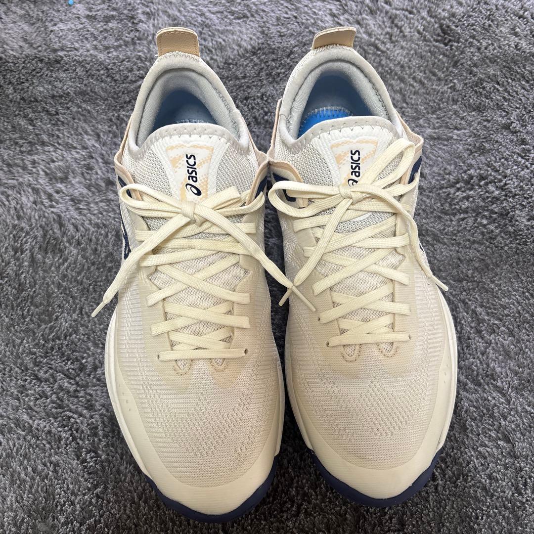 アシックス グライドノヴァ FF3 CREAM/THUNDER BLUE