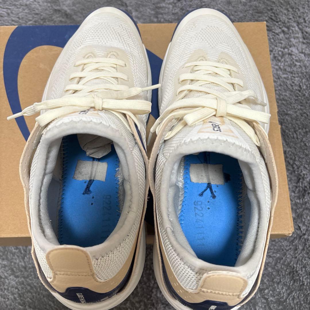 アシックス グライドノヴァ FF3 CREAM/THUNDER BLUE
